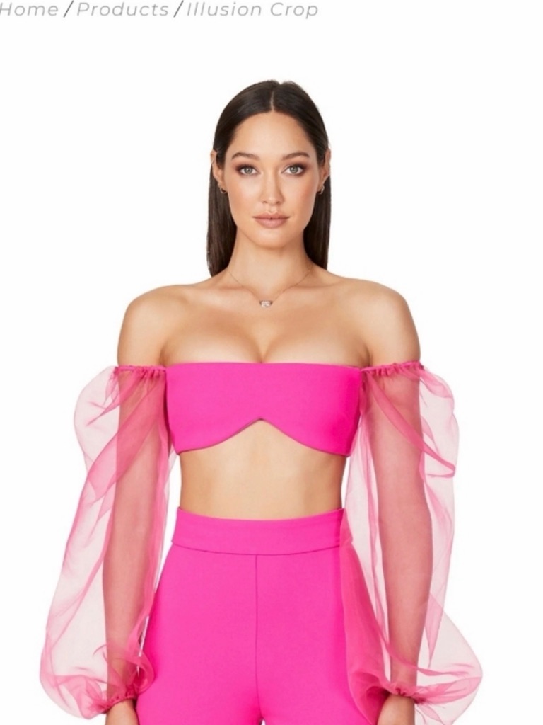 Nookie Bright Hot Pink Spaghetti Strap Top